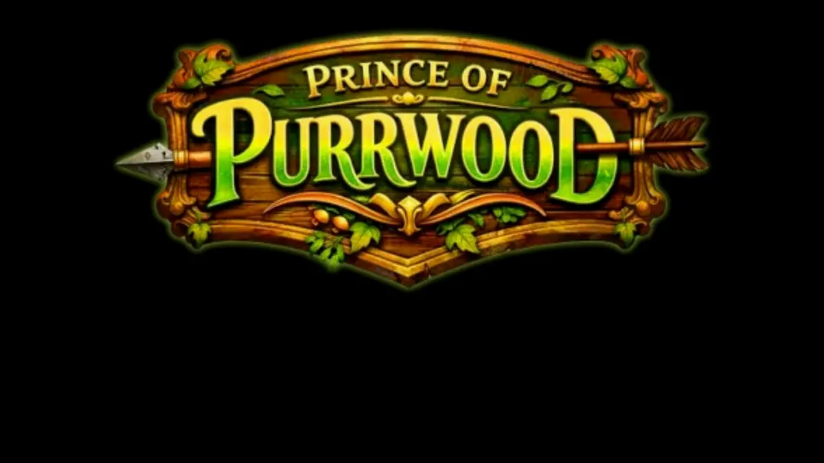 Karakter kucing bertema Robin Hood dalam slot Prince of Purrwood